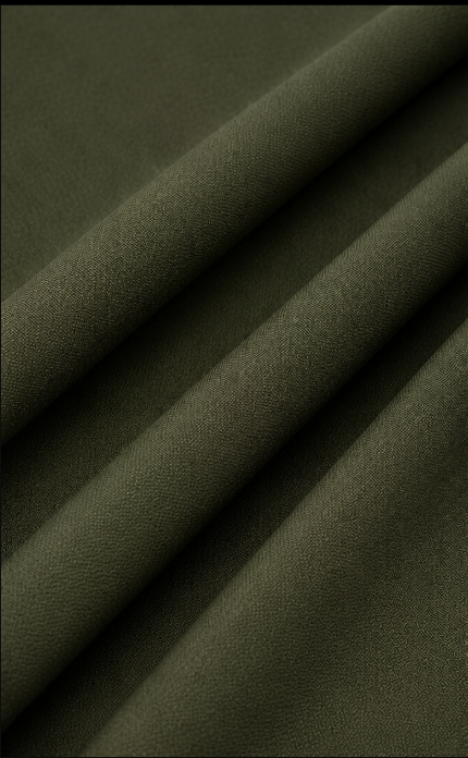 Armani Olive Green Suiting Wool